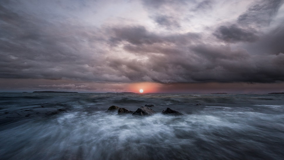 ocean waves, sea HD wallpaper