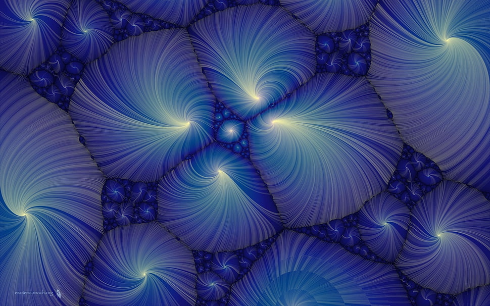 blue swirl photography HD wallpaper