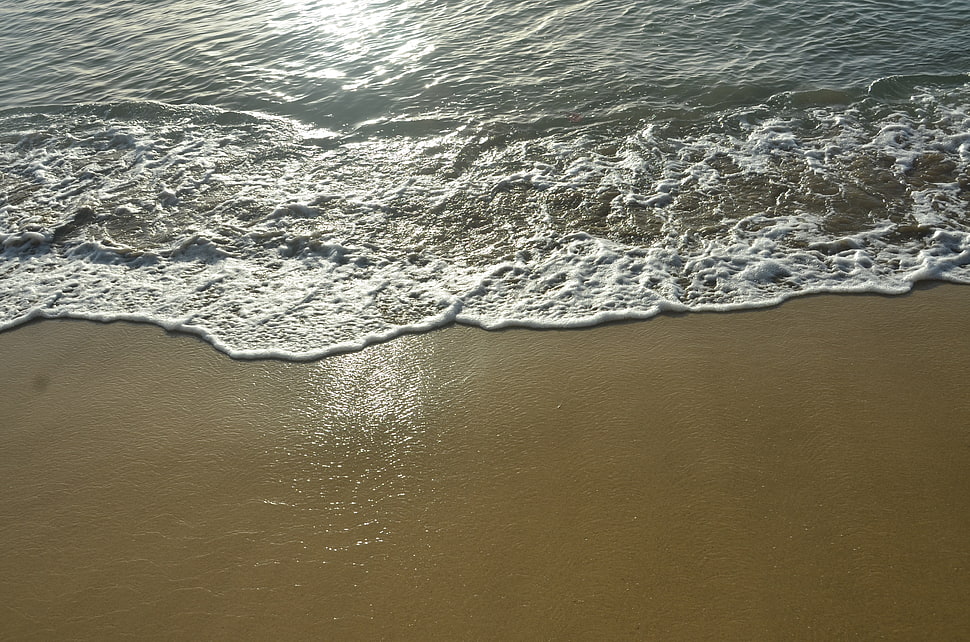 the sea, the scenery, silhouette HD wallpaper