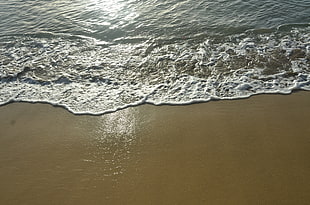 the sea, the scenery, silhouette