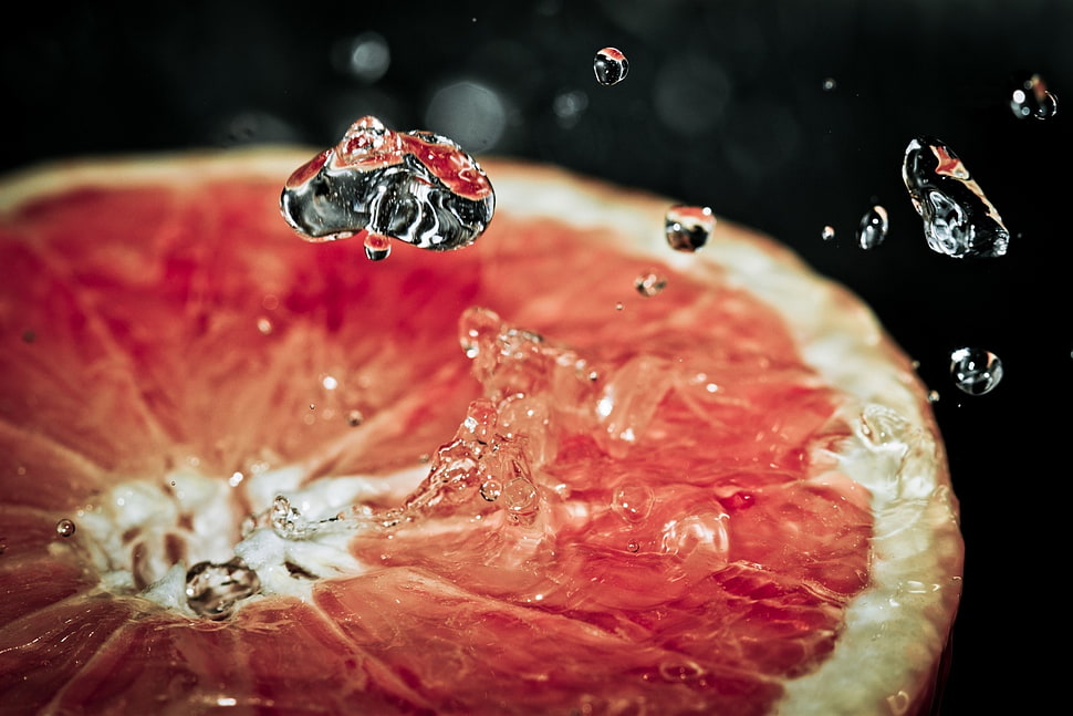 photography of orange fruit HD wallpaper