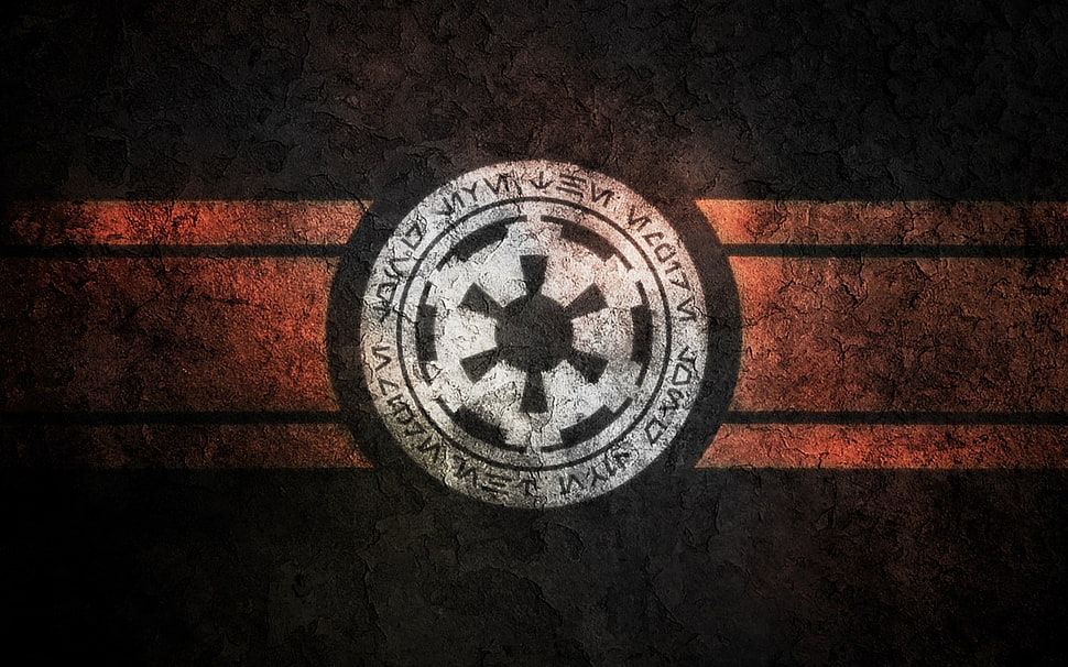 Star Wars Galactic Empire logo, Star Wars, logo, grunge, artwork HD wallpaper