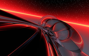 lighted red and black superhero HD wallpaper