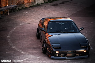 black coupe game application, Nissan, S13, Nissan S13, Raceism HD wallpaper