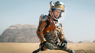 Star Wars digital wallpaper, The Martian, Matt Damon, screen shot