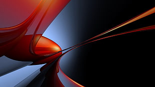 red, black, and gray abstract graphic wallpaper