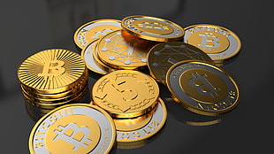Bitcoin, currency, money HD wallpaper