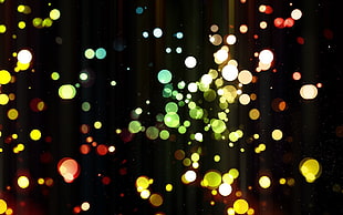 Bokeh lights photography HD wallpaper