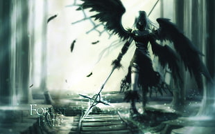 Forest Of Fate Angel illustration, digital art