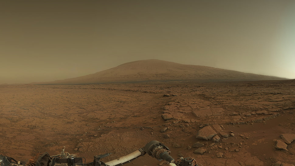 brown and black wooden table, science, Mars, Curiosity HD wallpaper