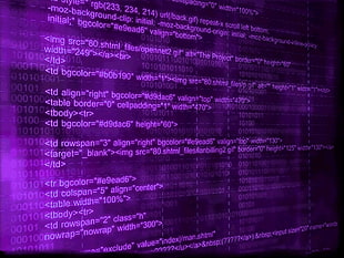 C language, code, digital art