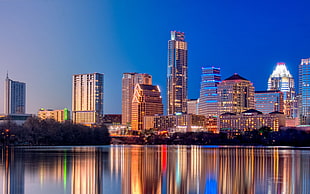 brown city buildings, city, cityscape, Austin (Texas) HD wallpaper