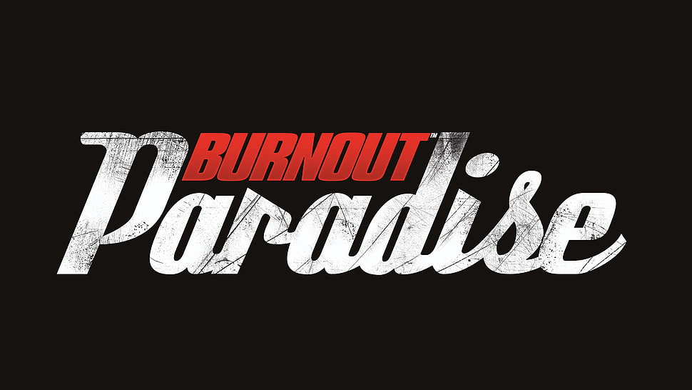 Burnout Paradise logo HD wallpaper