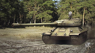 brown battle tank video game screenshot, World of Tanks, tank, render, wargaming