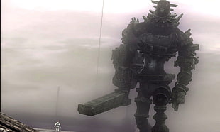 gigantic robot illustration, Shadow of the Colossus, video games