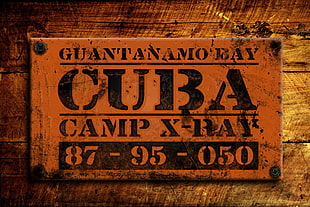 Cuba Camp X-Ray advertisement, Cuba, prisons, Guantánamo HD wallpaper