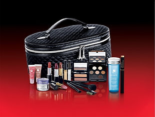 assorted cosmetic products