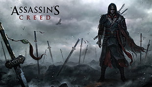 Assassin's Creed wallpaper, Assassin's Creed, fantasy art, dark fantasy, warrior HD wallpaper