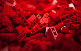 red, LEGO, bricks, toys