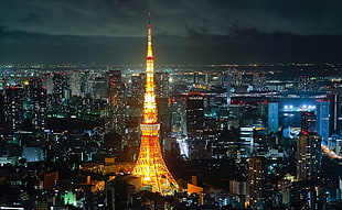 Tokyo Tower, Japan, Tokyo, Tokyo Tower, Japan, cityscape HD wallpaper