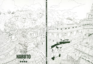 Naruto manga, Naruto Shippuuden, Masashi Kishimoto, Uzumaki Naruto, artwork HD wallpaper