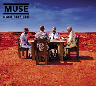 assorted clothes, Muse , album covers