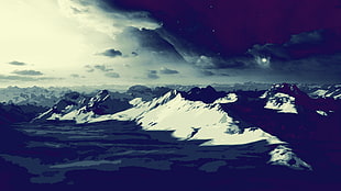 mountain ridge, landscape, nature, mountains HD wallpaper