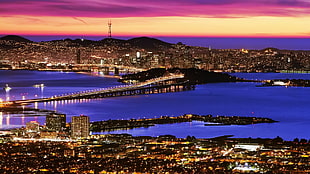 city skyline, landscape, San Francisco