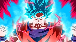 Son Goku Super Saiyan Blue, Dragon Ball Super, Son Goku, Super Saiyajin Blue, Super Saiyan Blue HD wallpaper