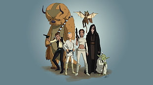Avatar character illustration HD wallpaper