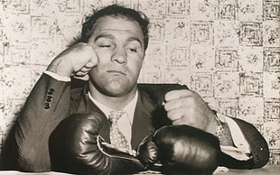 pair of black boxing gloves, Rocky Marciano, boxing, men, sports HD wallpaper