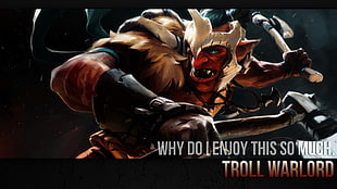 Troll Warlord wallpaper, Dota 2, video games, Troll Warlord (DOTA 2)