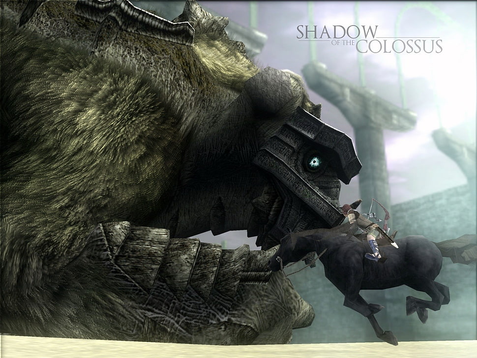 Shadow of the Colossus digital wallpapere HD wallpaper