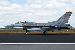 grey aircraft fighter, Turkish Air Force, Turkish Armed Forces, TUAF, General Dynamics F-16 Fighting Falcon