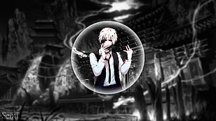 Tokyo Ghol wallpeper, anime, Kaneki Ken, Tokyo Ghoul, black HD wallpaper