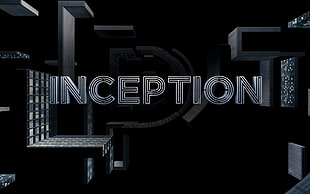 Inception illustration, Inception, typography