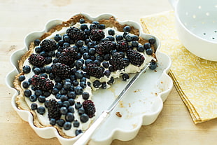 blueberry pie HD wallpaper