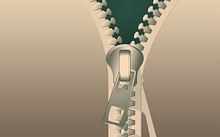 zipper illustration HD wallpaper
