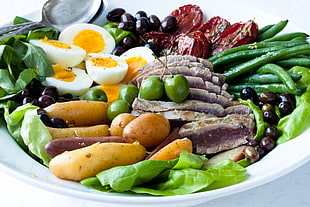 assorted vegetables on plate