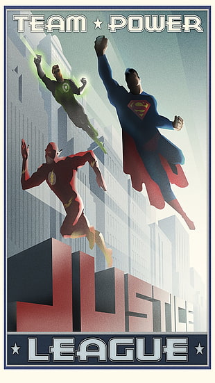 Justice League poster, Justice League, men, Batman logo, Superman HD wallpaper