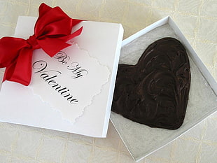 box of chocolate heart