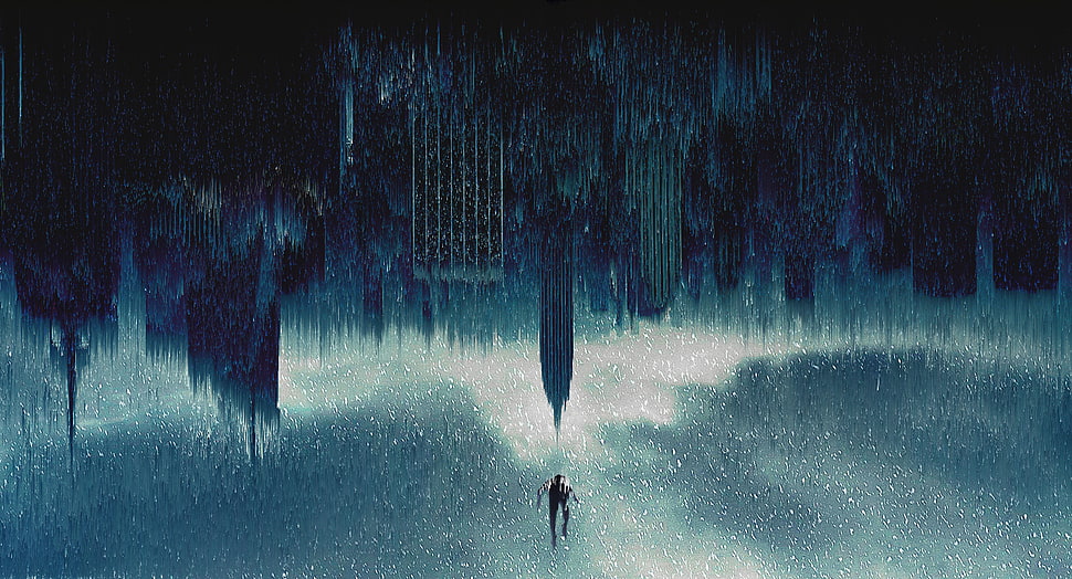 falling person from the sky HD wallpaper
