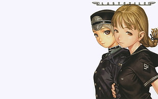 two female anime characters illustration HD wallpaper