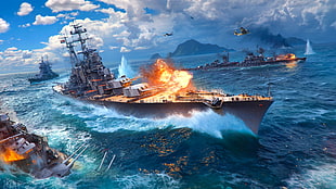 Battleship game graphics