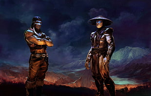Mortal Kombat characters digital wallpaper