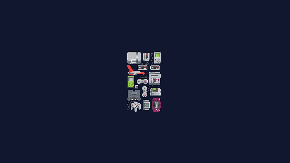 assorted gaming consoles, Nintendo HD wallpaper