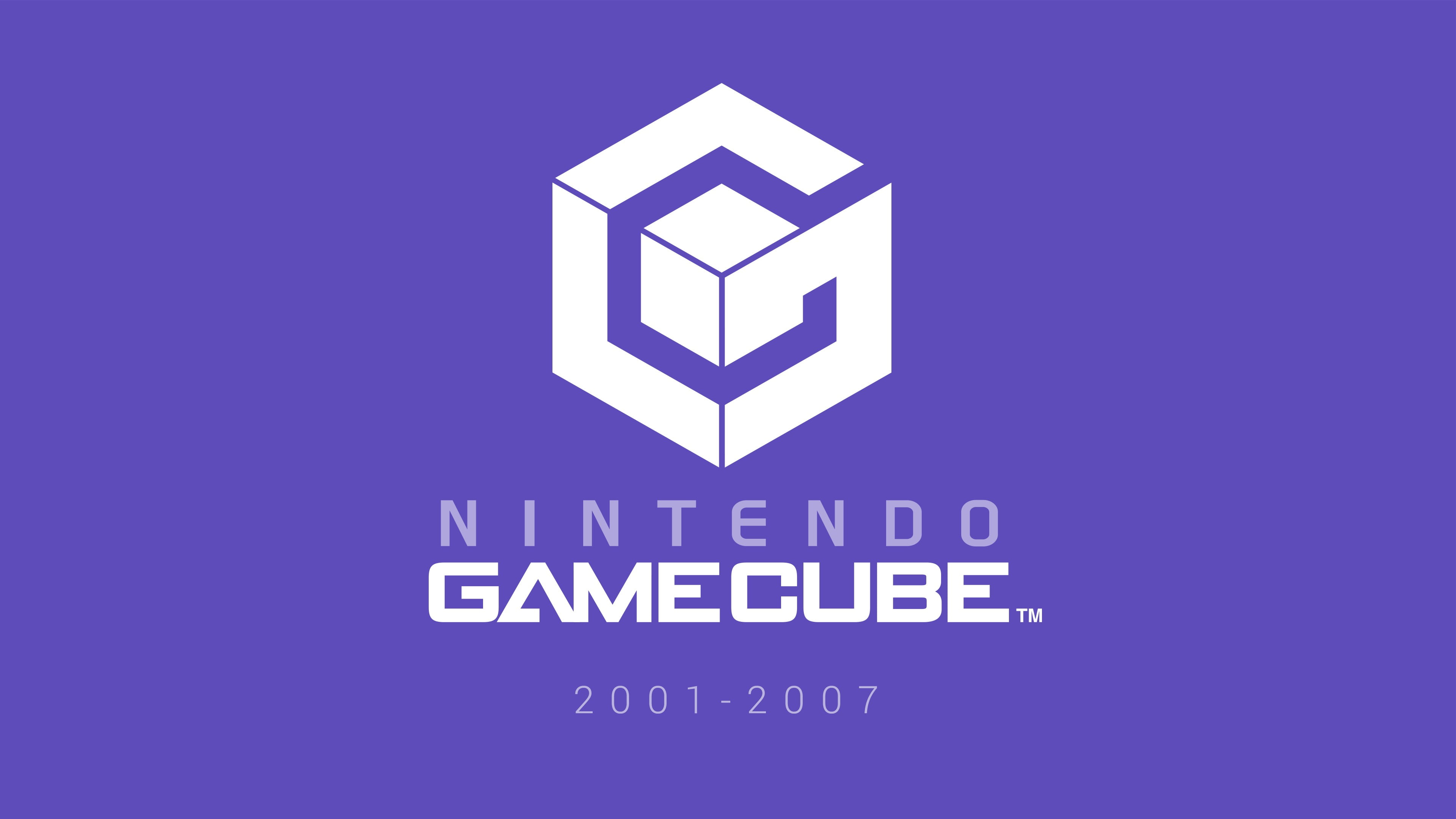 2001-2007 Nintendo Gamecube logo, GameCube, video games, Nintendo, logo