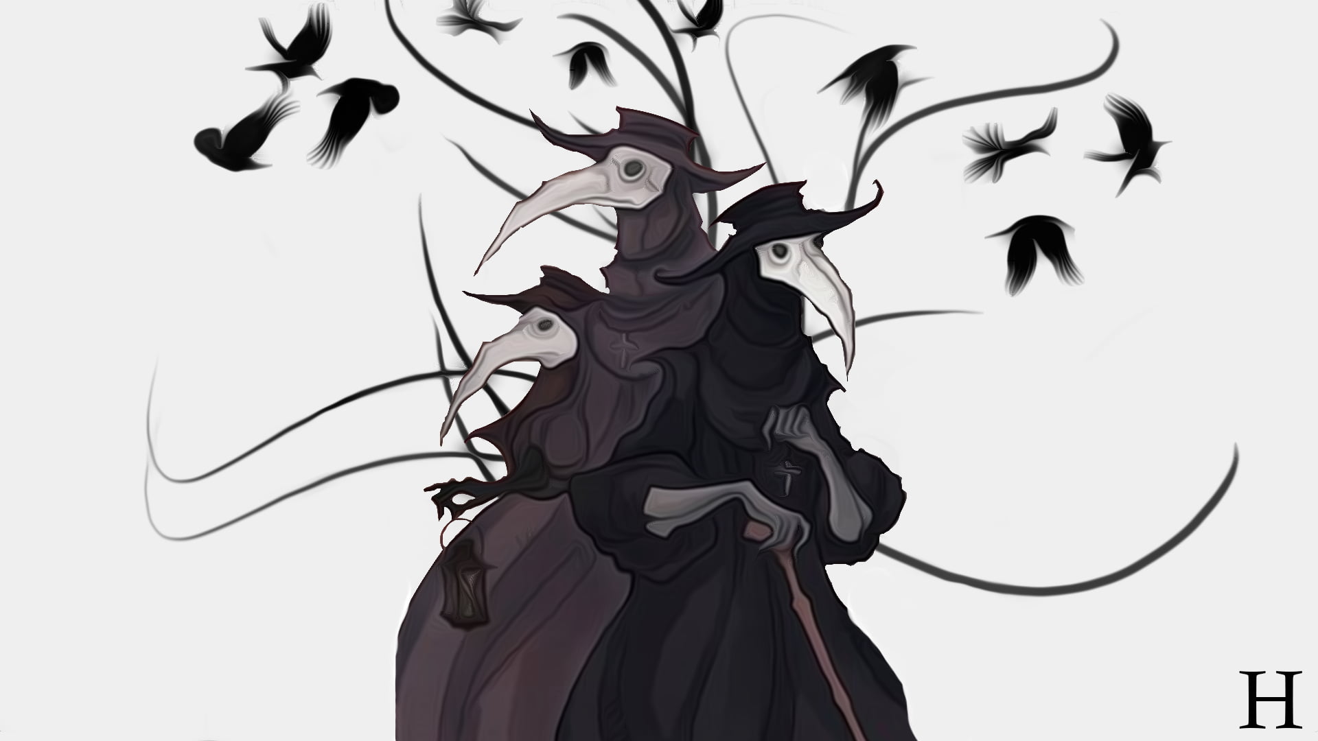 Bird anime character wallpaper, Plague, doctors, plague doctors, crow HD  wallpaper | Wallpaper Flare