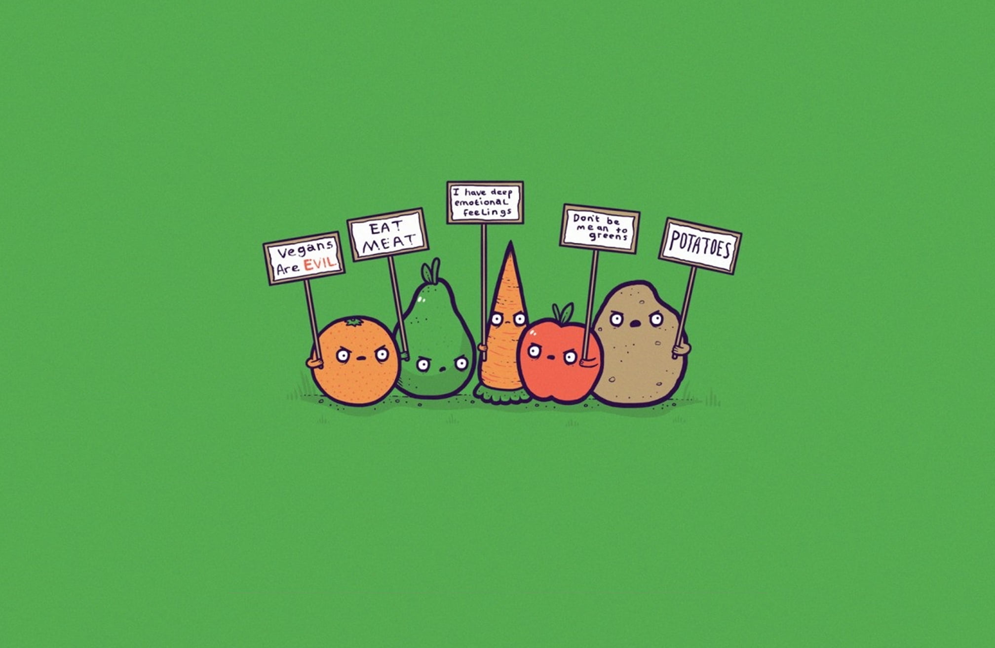 assorted vegetable illustration