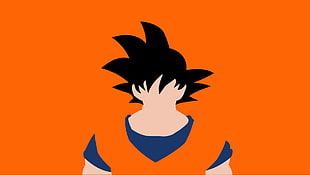 Son Goku clip art, anime, Dragon Ball Z, Son Goku HD wallpaper